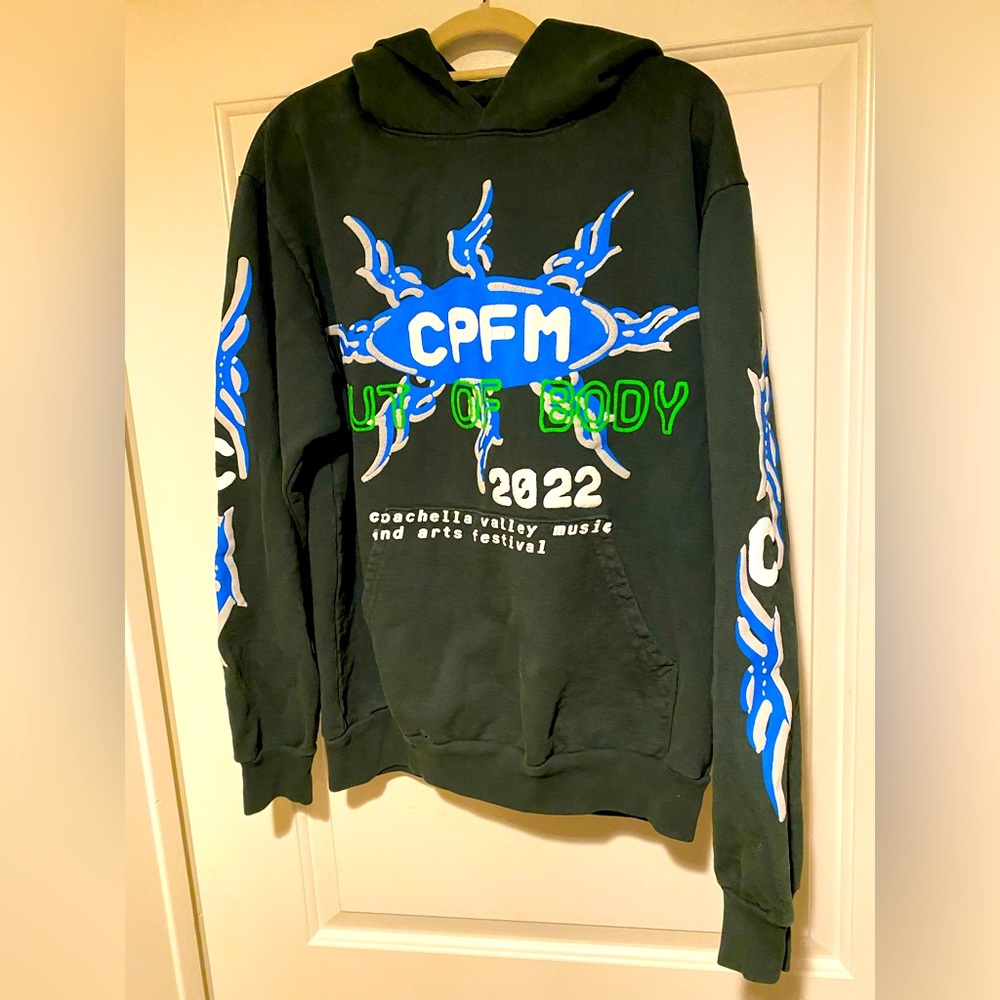 Cactus Plant Flea Market 2022 Coachella Green Hoodie